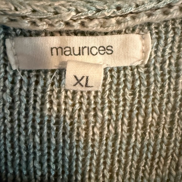 Maurices Blue and Brown Striped Cardigan - Picture 4 of 12